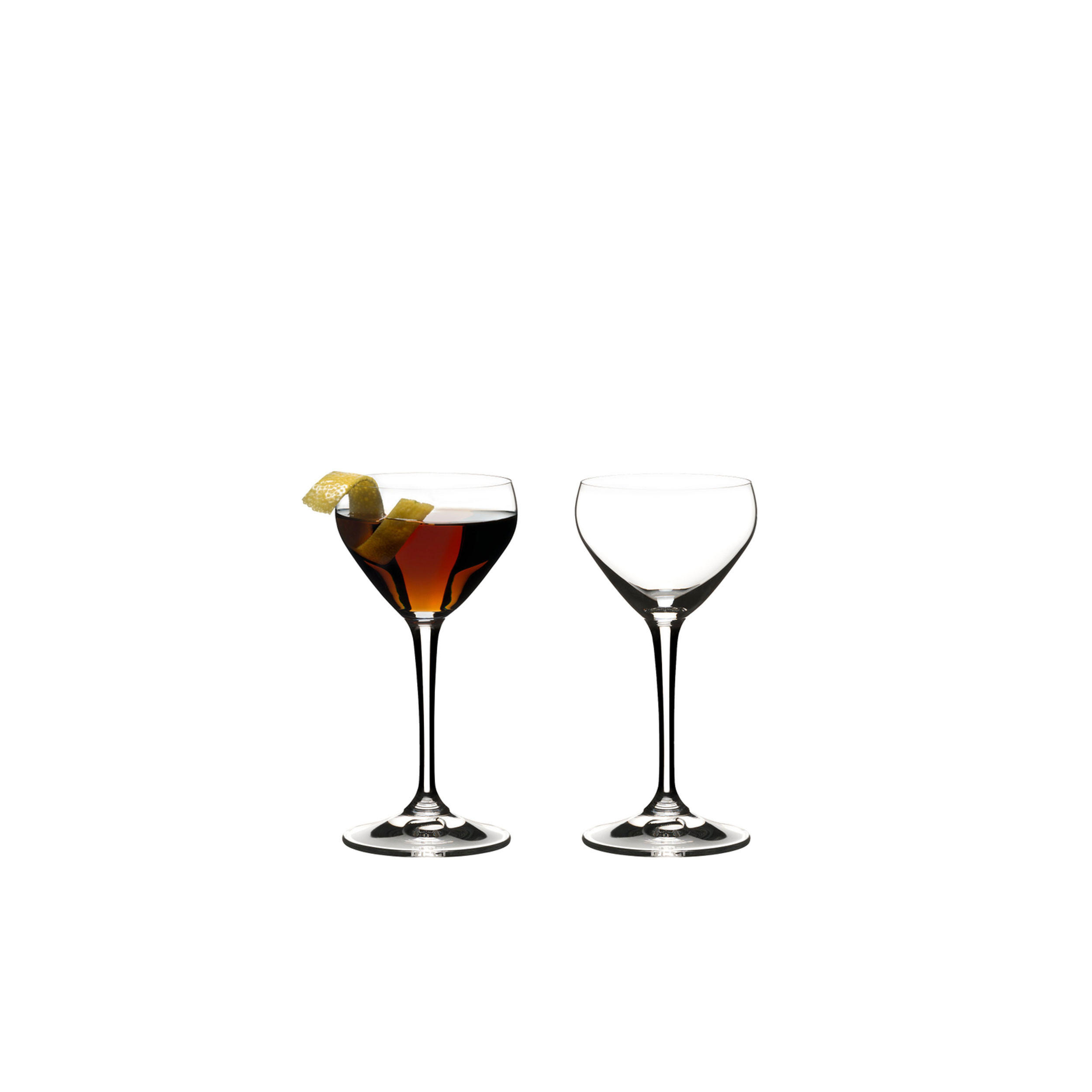 COCKTAILGLAS Drink Specific Glassware Nick & Nora, 2er Set, Hochwertiges Glas, 140 ml - Transparent, Glas (0.14L) - Riedel
