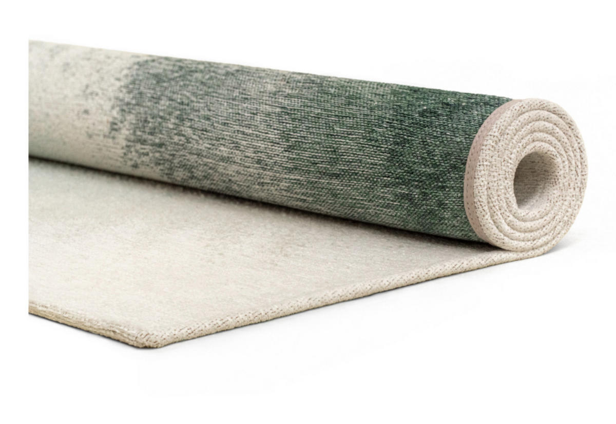 TEPPICH modern Flachgewebe GLOBE Grün 240 x 340 cm - Dunkelgrün, Textil (240/340cm) - Novatrend