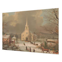 FOTOTAPETE 312x219 cm - Winterlandschaft - Braun, Textil (312/219cm) - Wallfluent