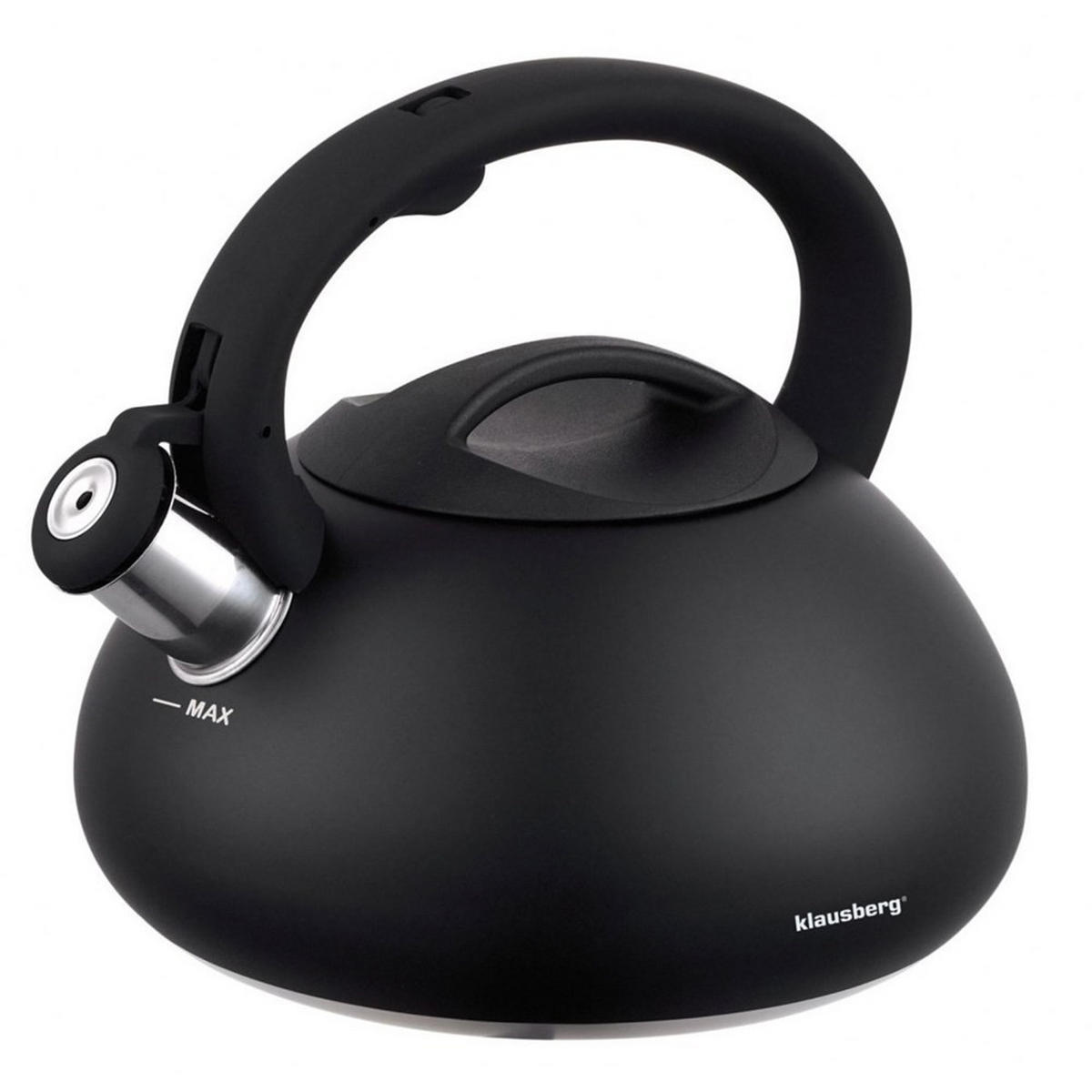 WASSERKESSEL Schwarz 22/22/20 cm KB7368 - Schwarz, Metall (22cm) - Klausberg 