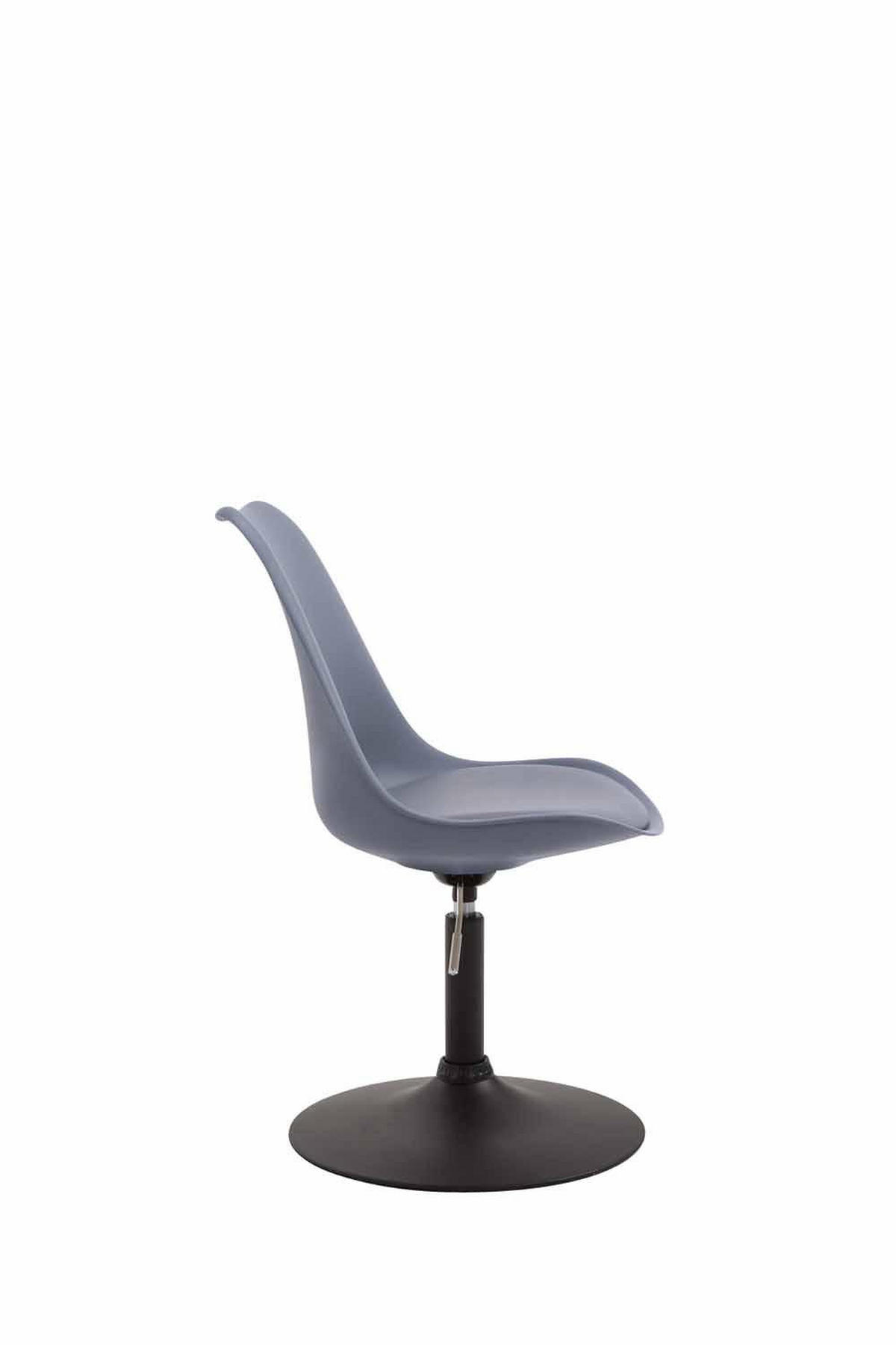 DREHSTUHL Kunststoff grau - Schwarz/Grau, Kunststoff/Metall (48/76/57cm) - CLP