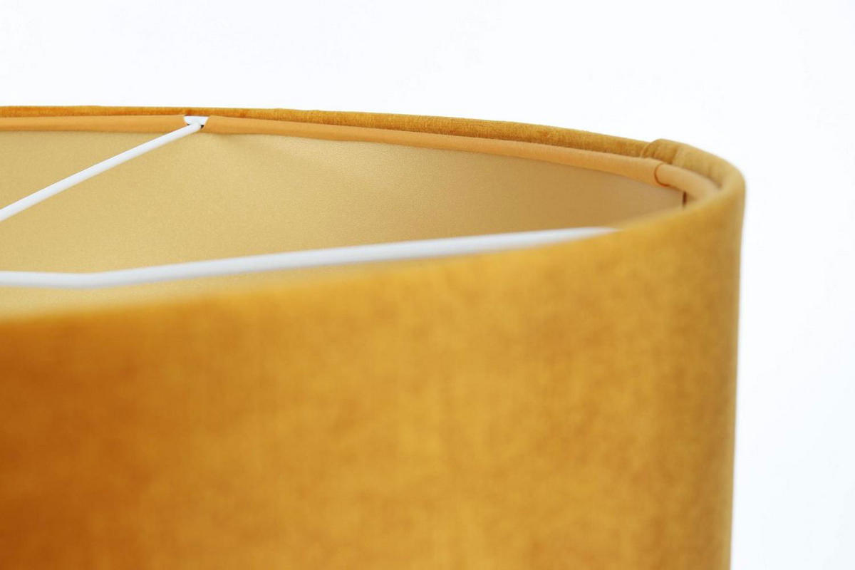 HÄNGELEUCHTE Gelb 60/30 cm - Gelb/Goldfarben, Kunststoff (60/0.8/30cm) - ONZENO