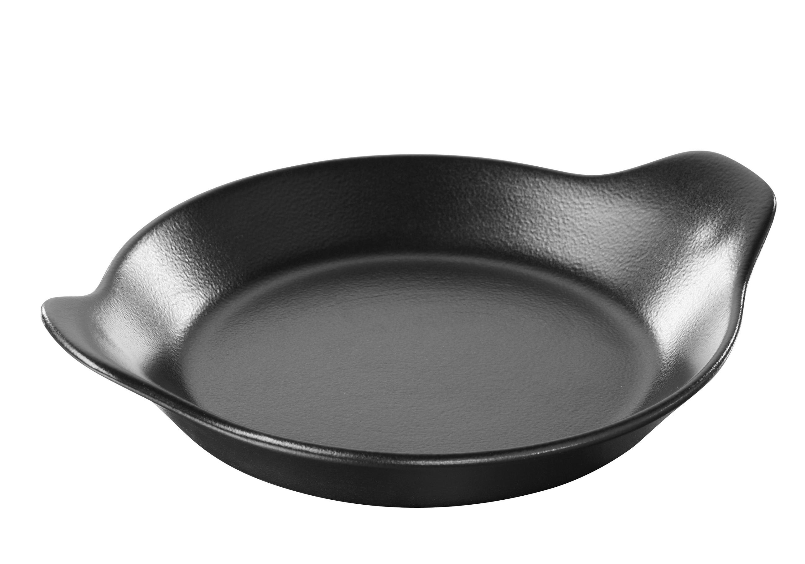 EIERPFANNE in gusseisener Optik 35 cl - Multicolor, Keramik (18/4.5/18cm) - Revol Porcelaine France