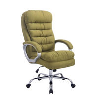 BÜROSTUHL BIG Vancom, Stoff Grün - Grün, Textil/Metall (77/122/77cm) - TPFLiving