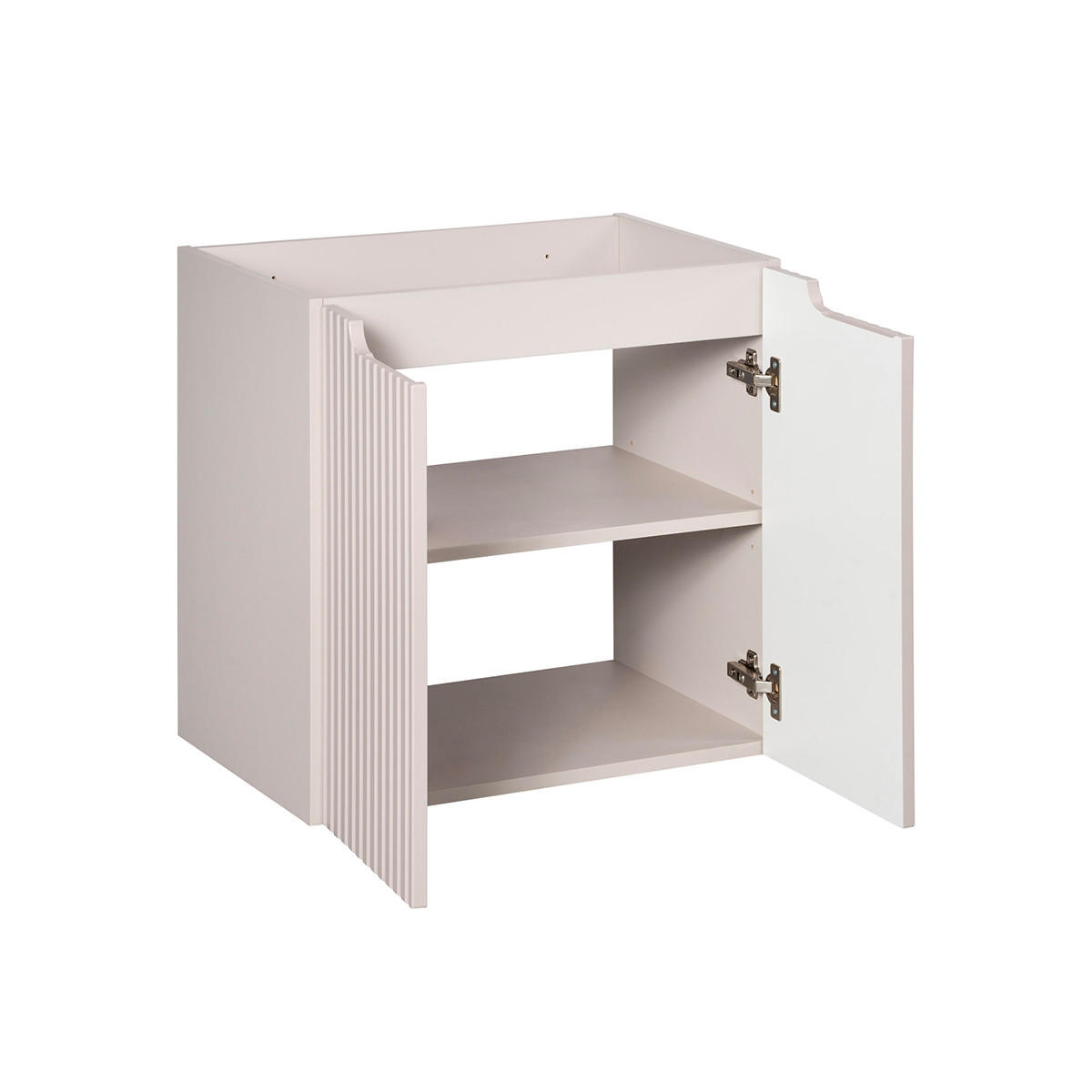 WASCHTISCH 60.4cm Riva Kaschmir - Beige, Holzwerkstoff (60.4/59/40cm) - Petits-meubles