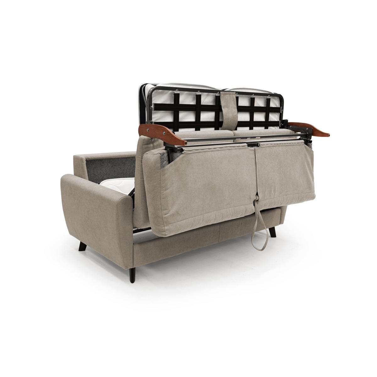 SCHLAFSOFA Callisto - Beige, Textil (168/97/96cm) - Divani.store