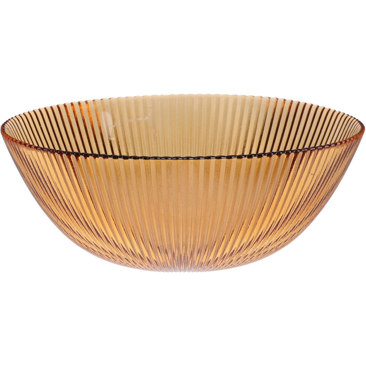SCHALE Amber Ø 21 cm - Orange, Glas (21cm) - Home Styling Collection