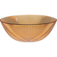 SCHALE Amber Ø 21 cm - Orange, Glas (21cm) - Home Styling Collection