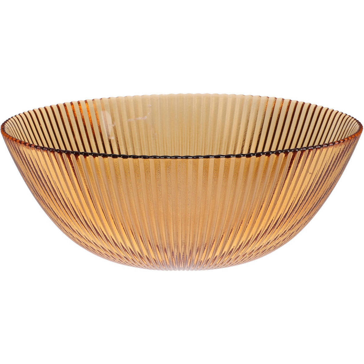 SCHALE Amber Ø 21 cm - Orange, Glas (21cm) - Home Styling Collection