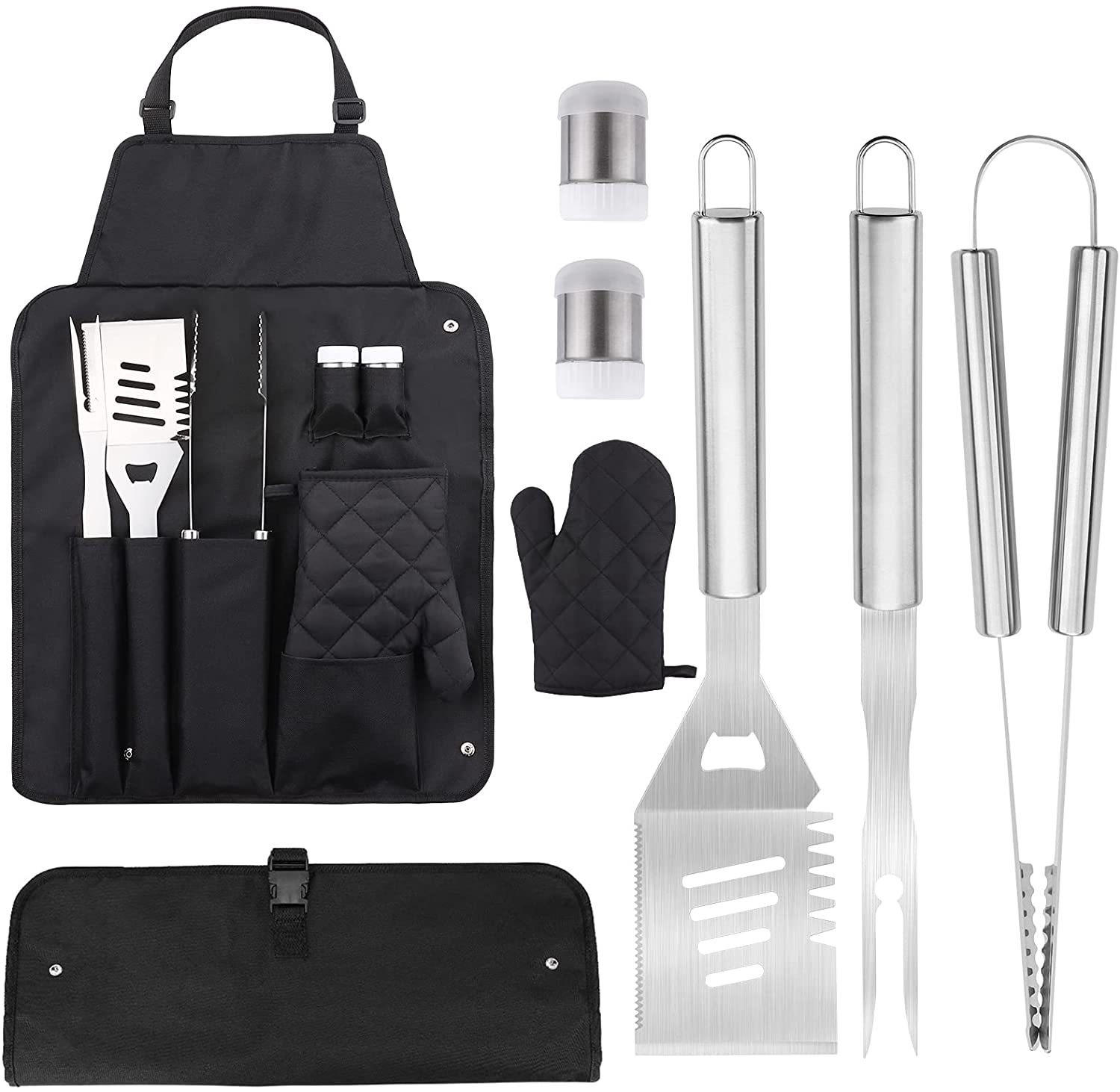 GRILLBESTECK 7-teiliges Set - Multicolor, Metall (43cm)