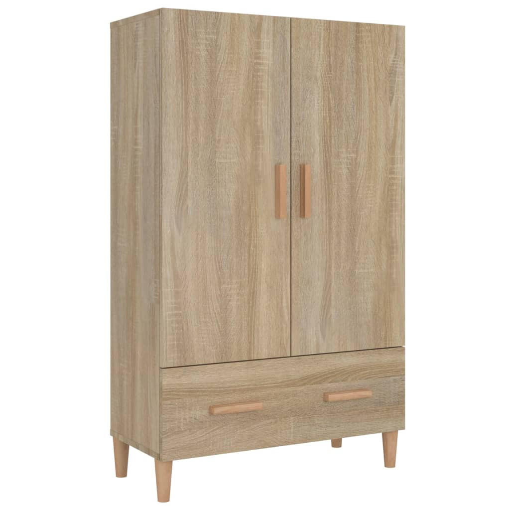HIGHBOARD mit 1 Schublade, 2 Türen 70/31/115 cm aus Holzwerkstoff Sonoma-Eiche Dekor - Sonoma Eiche, Holz (70/115/31cm) - vidaXL