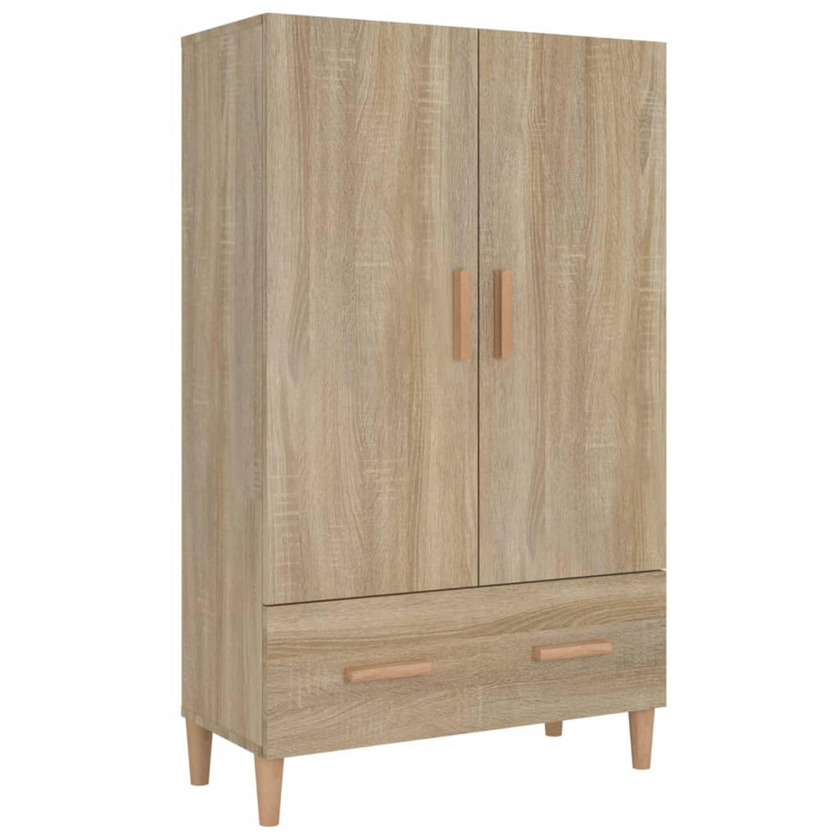 HIGHBOARD mit 1 Schublade, 2 Türen 70/31/115 cm aus Holzwerkstoff Sonoma-Eiche Dekor - Sonoma Eiche, Holz (70/115/31cm) - vidaXL