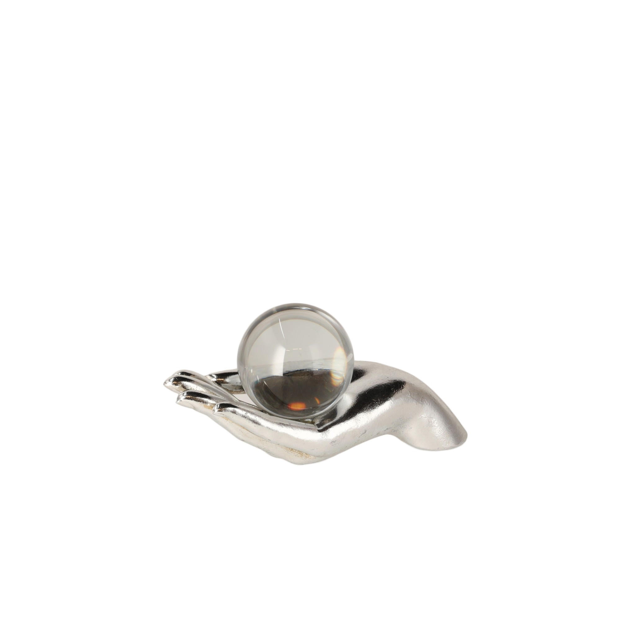 FIGUR Celest - Silberfarben, Glas (22.5/10/10cm) - home&you