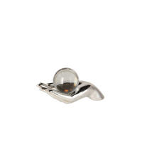 FIGUR Celest - Silberfarben, Glas (22.5/10/10cm) - home&you