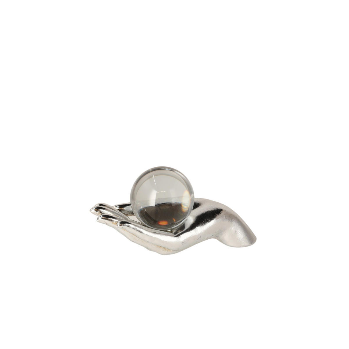 FIGUR Celest - Silberfarben, Glas (22.5/10/10cm) - home&you