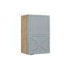 HÄNGESCHRANK Fame-Line Hellblau-grau 45 cm - Honigeiche/Eiche Wotan, Holzwerkstoff (45/72/34.1cm) - Vicco