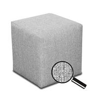 SITZWÜRFEL / Siège Pouf - Argent, 40X40X40 Cm, Assise Rembourrée, Confortable Pour Salon, Chambre Ou Bureau - Grau, Textil (41/41/40cm) - Best For Home