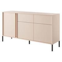 SIDEBOARD DASTINO 153/81/40 cm mit 2 Schubladen und 3 Türen Beige - Beige, Holzwerkstoff (153/81/40cm) - MASSENO