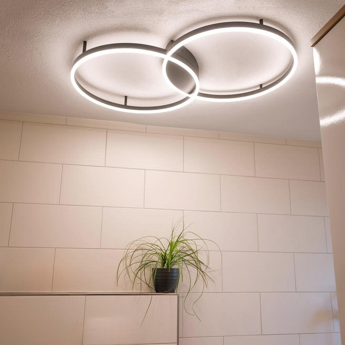 LED-DECKENLAMPE Ring Gold 40/40 - Goldfarben, Metall (60/40/5.5cm) - s.luce