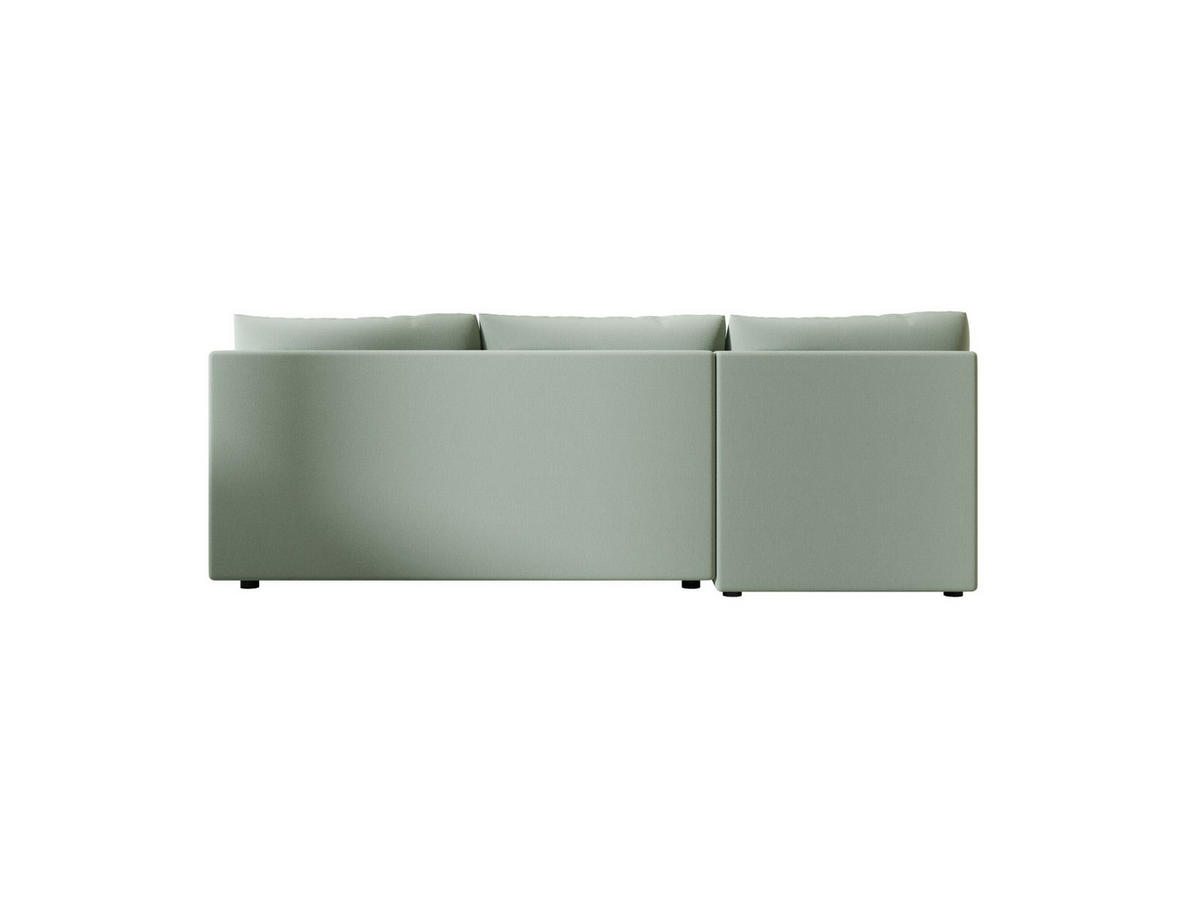 ECKSOFA MOS L Cosmic 16 Links mit Schlaffunktion - Hellgrün, Textil (200/143cm) - Bedante