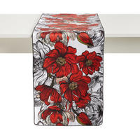 TISCHLÄUFER Verilos - Rot, Textil (180/35/1cm) - home&you