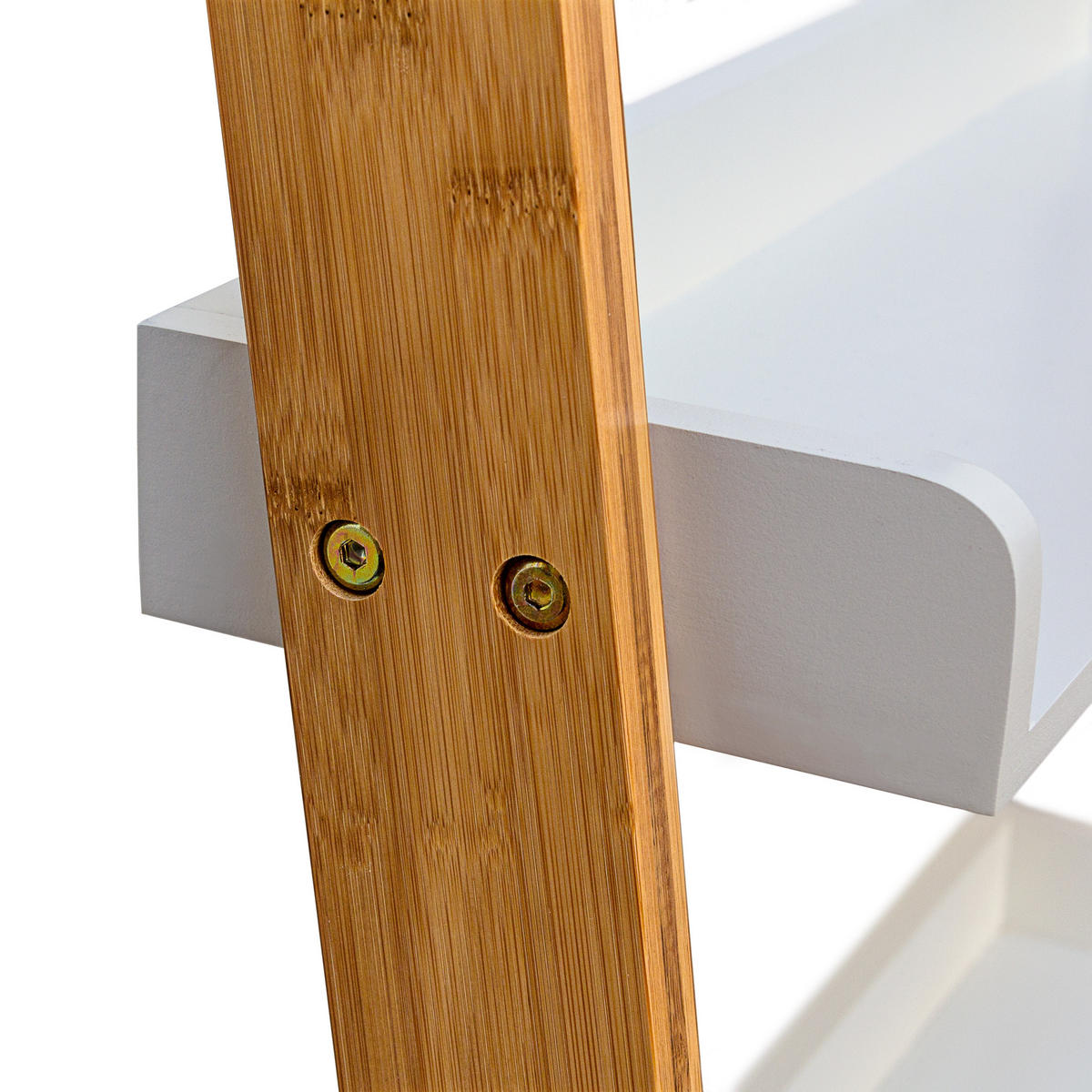 LEITERREGAL - Multicolor, Holz/Holzwerkstoff (55/155/34cm) - Relaxdays