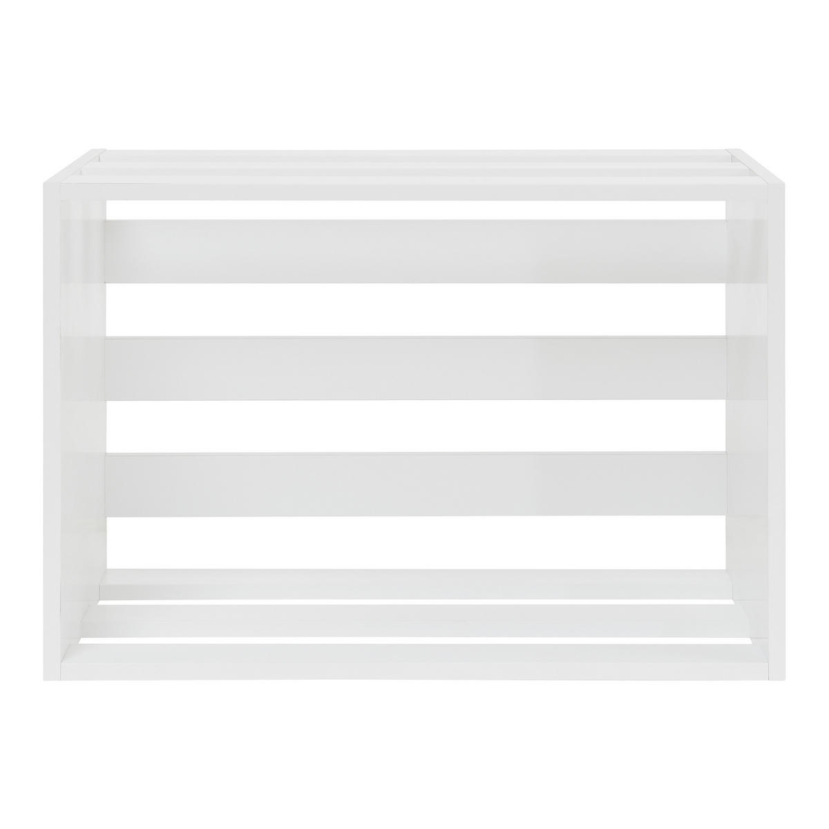 BEISTELLTISCH Rønde - Weiß, Holzwerkstoff (33/64/43cm) - [en.casa]