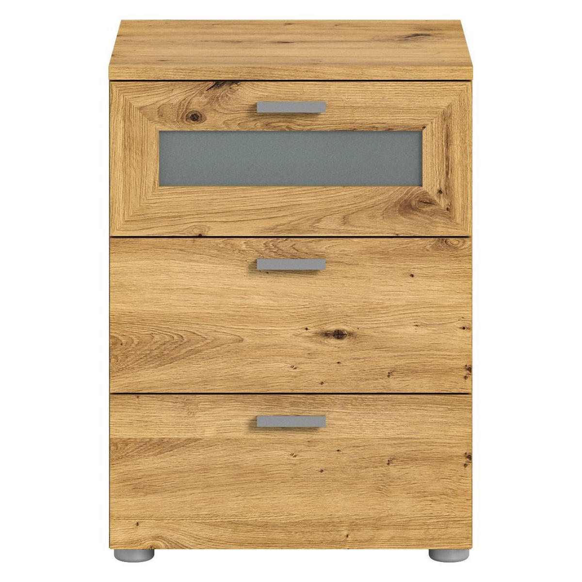 NACHTTISCH Xeno 40/45/60 cm - Braun, Holzwerkstoff (45/60/40cm) - Xonox