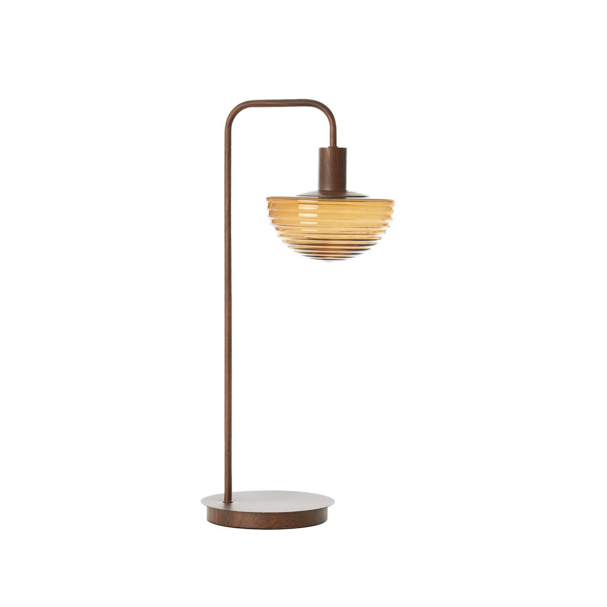 TISCHLAMPE Baylie Braun 30/20/61 cm - Braun, Metall (30/20/61cm) - Light & Living