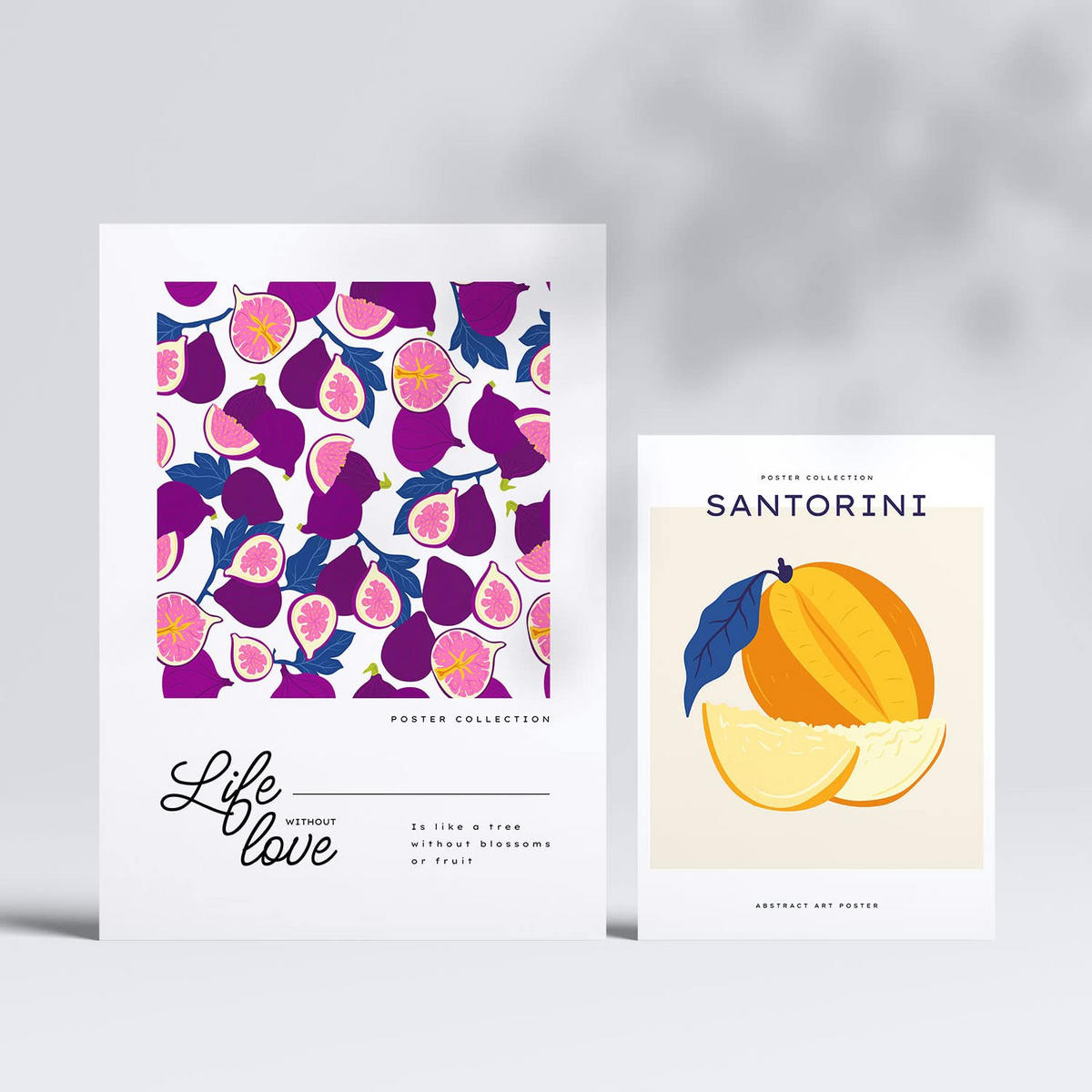 POSTER Set Mit 6 Lebensmittel Und Ernährungs Süße Früchte A3 & A4 Rahmenlos - Klar, Papier (29/3cm) - Nacnic