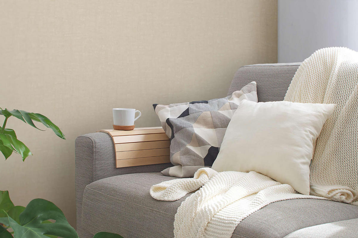 VLIESTAPETE Beige 53/1005 cm - Beige, Textil (53/1cm) - KUNSTLOFT