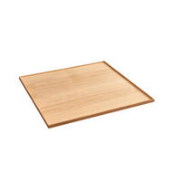 HOLZTABLETT MADELINE Braun Holz - Naturfarben, Holz (70/2/70cm) - KAWOLA