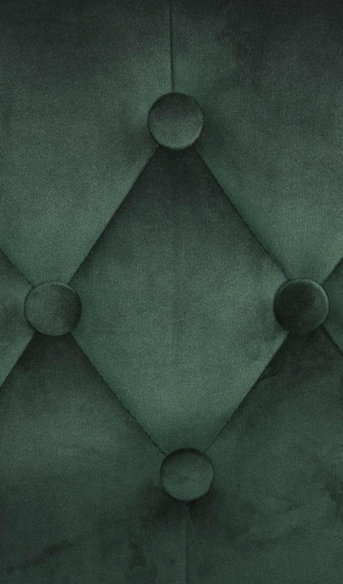 BARHOCKER Samt dunkelgrün - Dunkelgrün/Weiß, Textil (62/103/55cm) - CLP