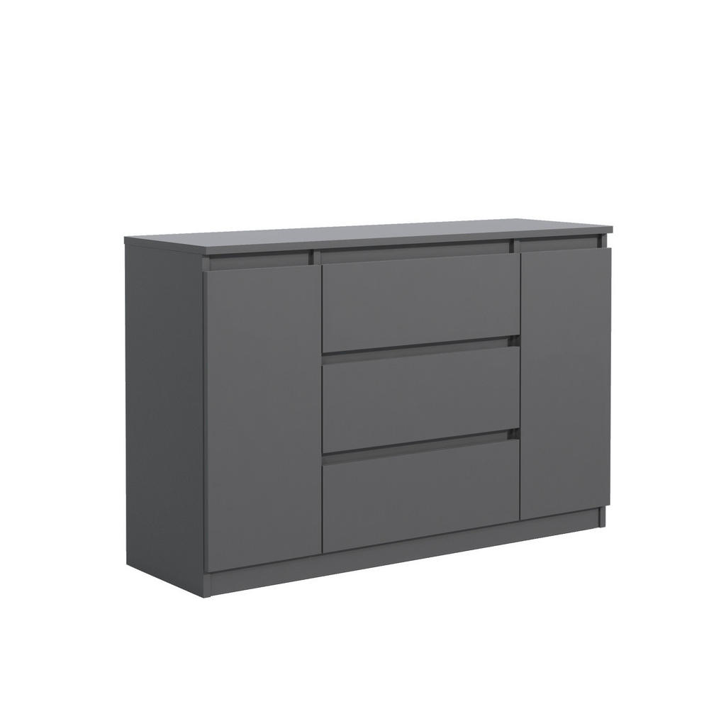 RAUMHIRSCH FURNITURE KOMODA antracitová 120/79/39