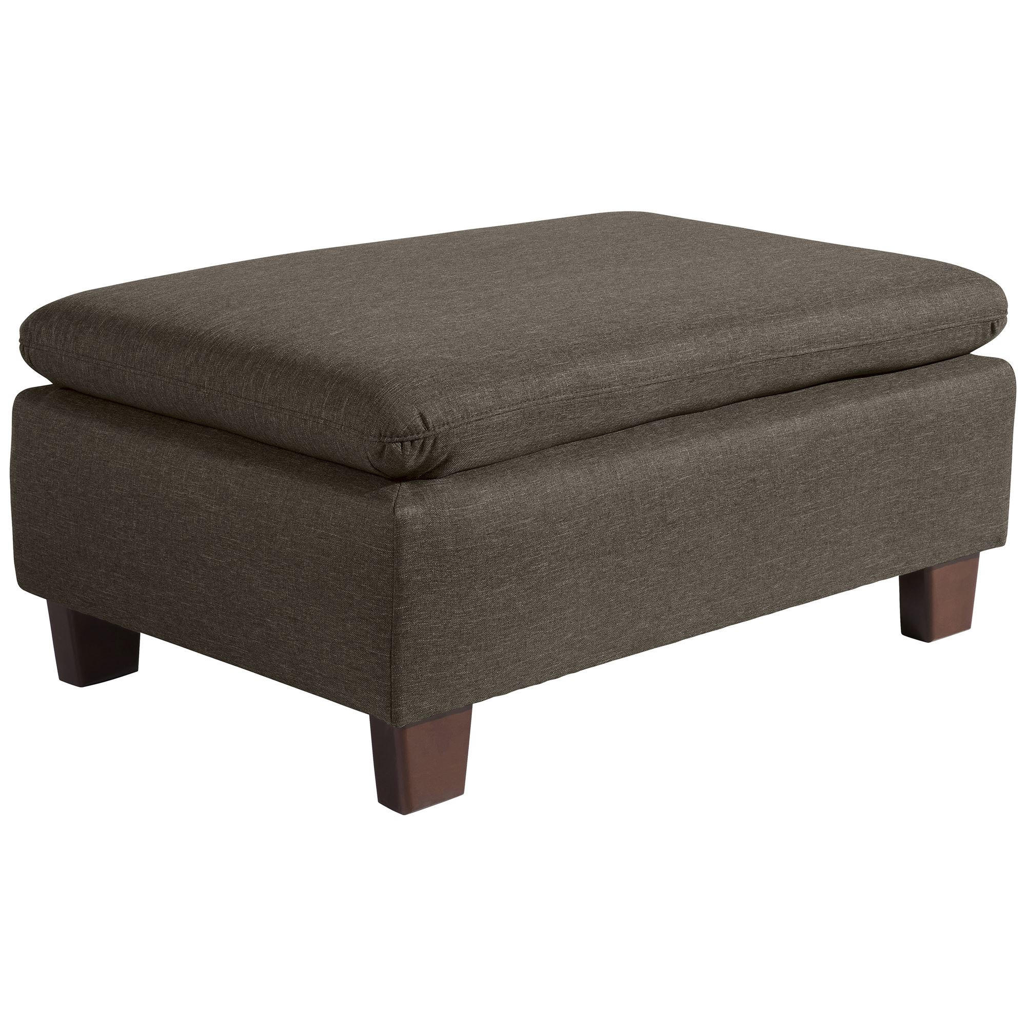 58aufmkessel Polsterhocker Braun 90x43x60 cm