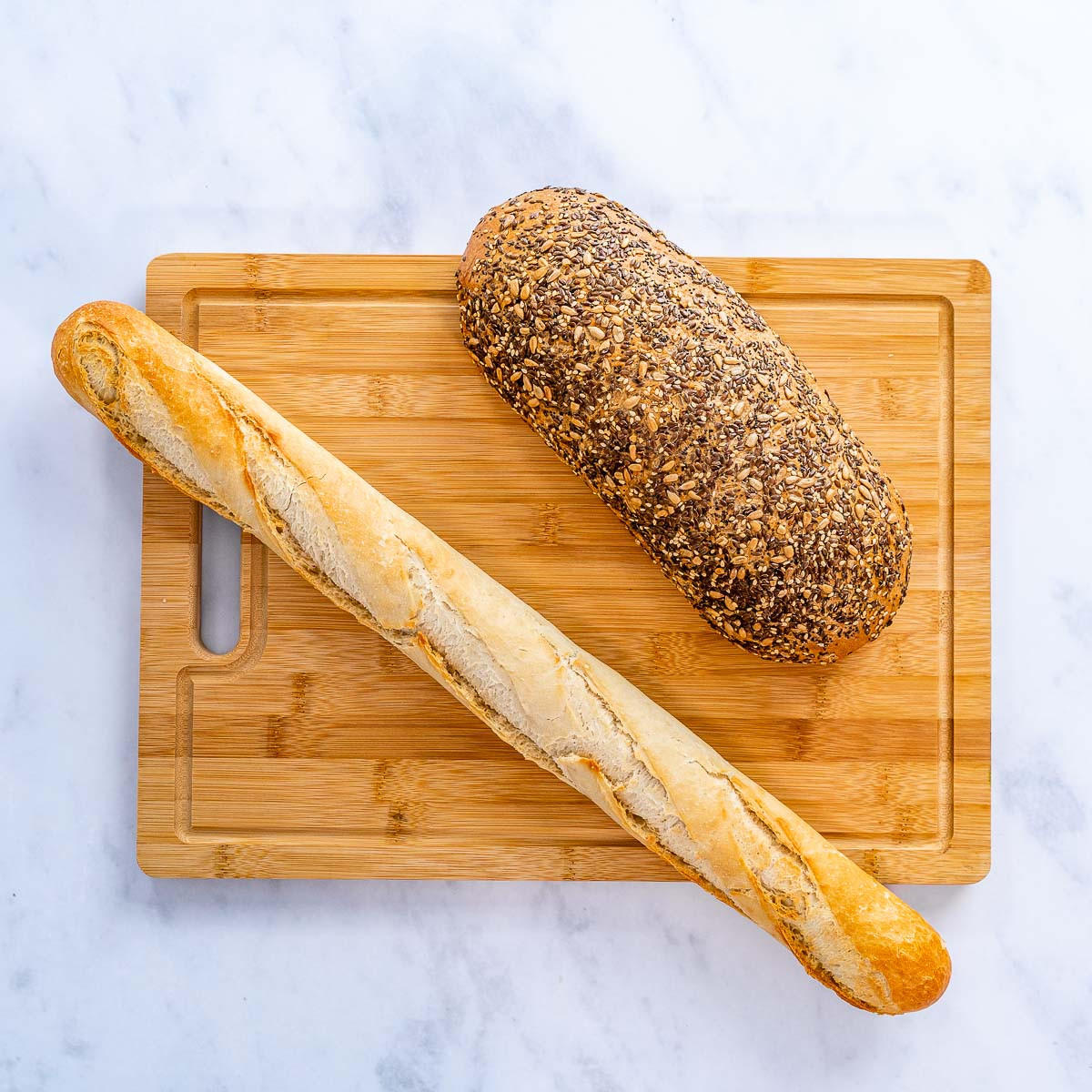 SCHNEIDEBRETT aus Holz mit Saftrille und Eingebauten Ablagen (43x32cm) - Beige, Holz (32.2/43.3cm) - BlauKe