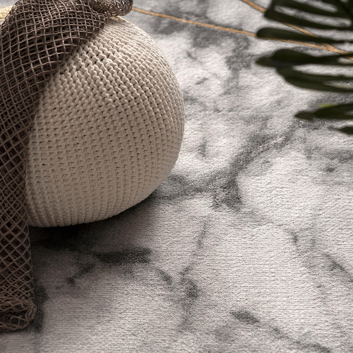 KURZFLORTEPPICH 120/170 cm Kraft 523 - Goldfarben, Textil (120/170cm) - Paco Home