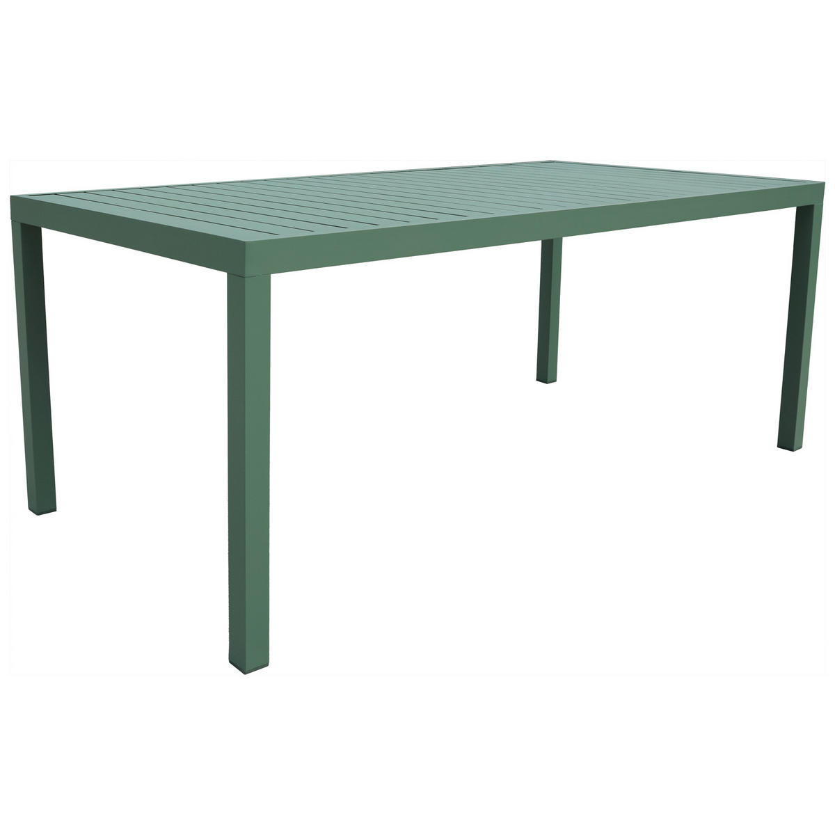 GARTENMÖBEL Bari Salbeigrün 8 Plätze - Grün, Metall - Happy Garden