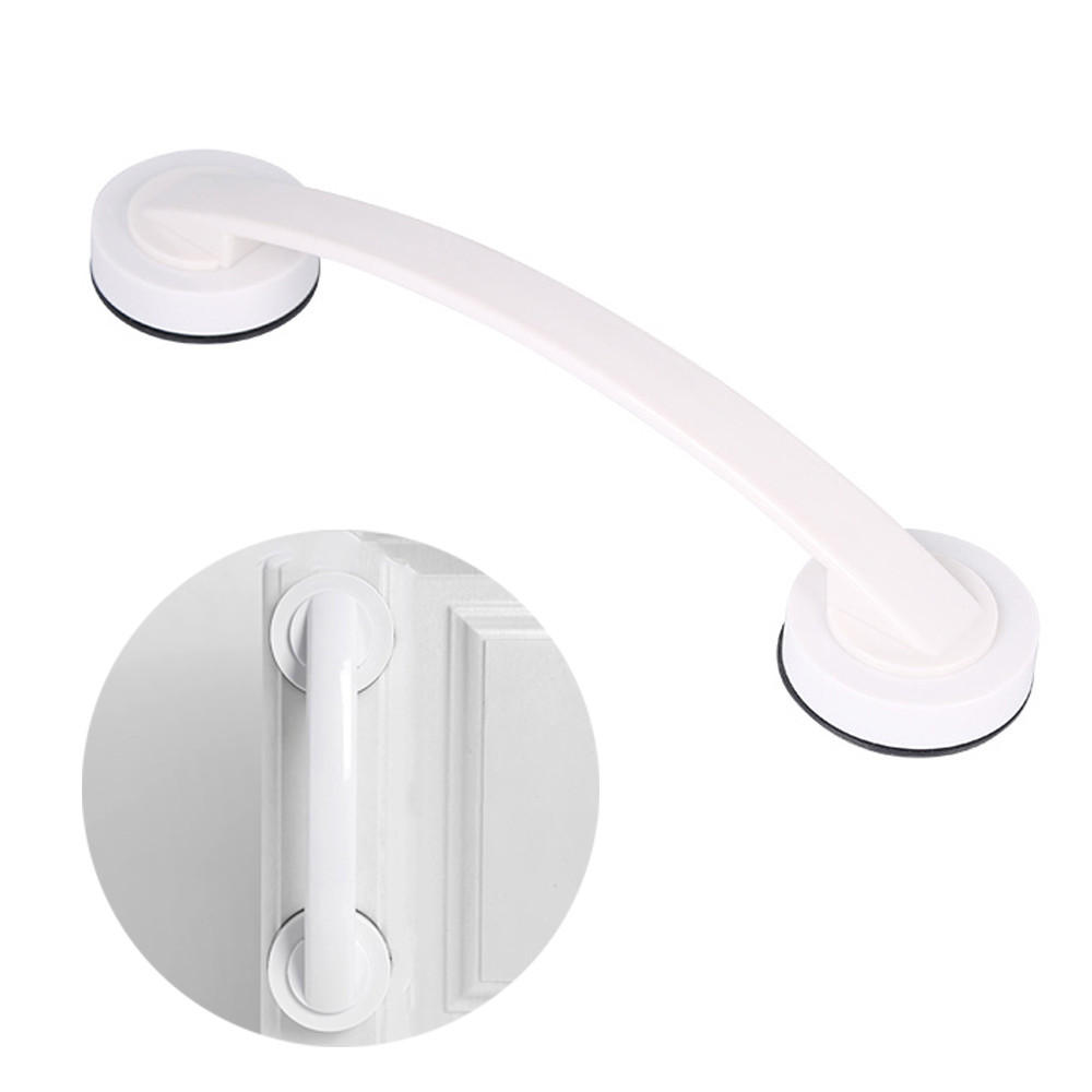 HALTEGRIFF Selbstklebend Mit Saugnapf Für Türen, Schubladen und WC - Weiß, Kunststoff (6.5/6.5/29.5cm)
