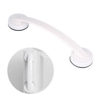 HALTEGRIFF Selbstklebend Mit Saugnapf Für Türen, Schubladen und WC - Weiß, Kunststoff (6.5/6.5/29.5cm)