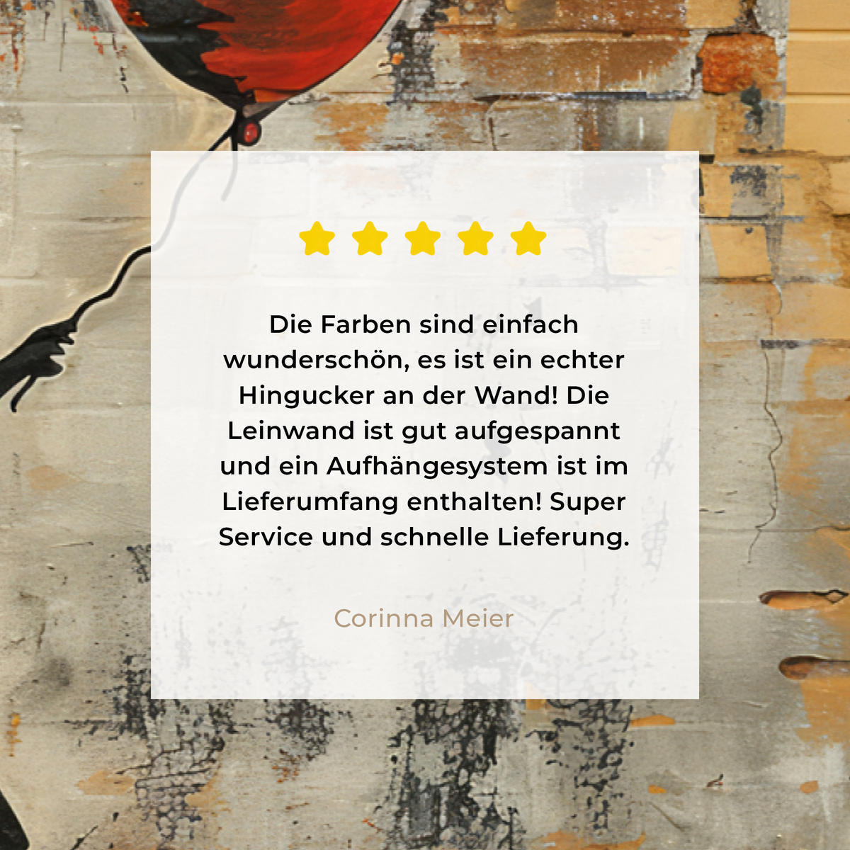 LEINWANDBILD Graffiti - Banksy - Mädchen - Straßenkunst Wanddeko 90x60 cm - Sandfarben, Textil (90/60cm) - MuchoWow