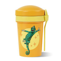 MÜSLIBECHER To Go 540 ml rPET - Gelb, Kunststoff (11.3/11/16cm) - Stoneline