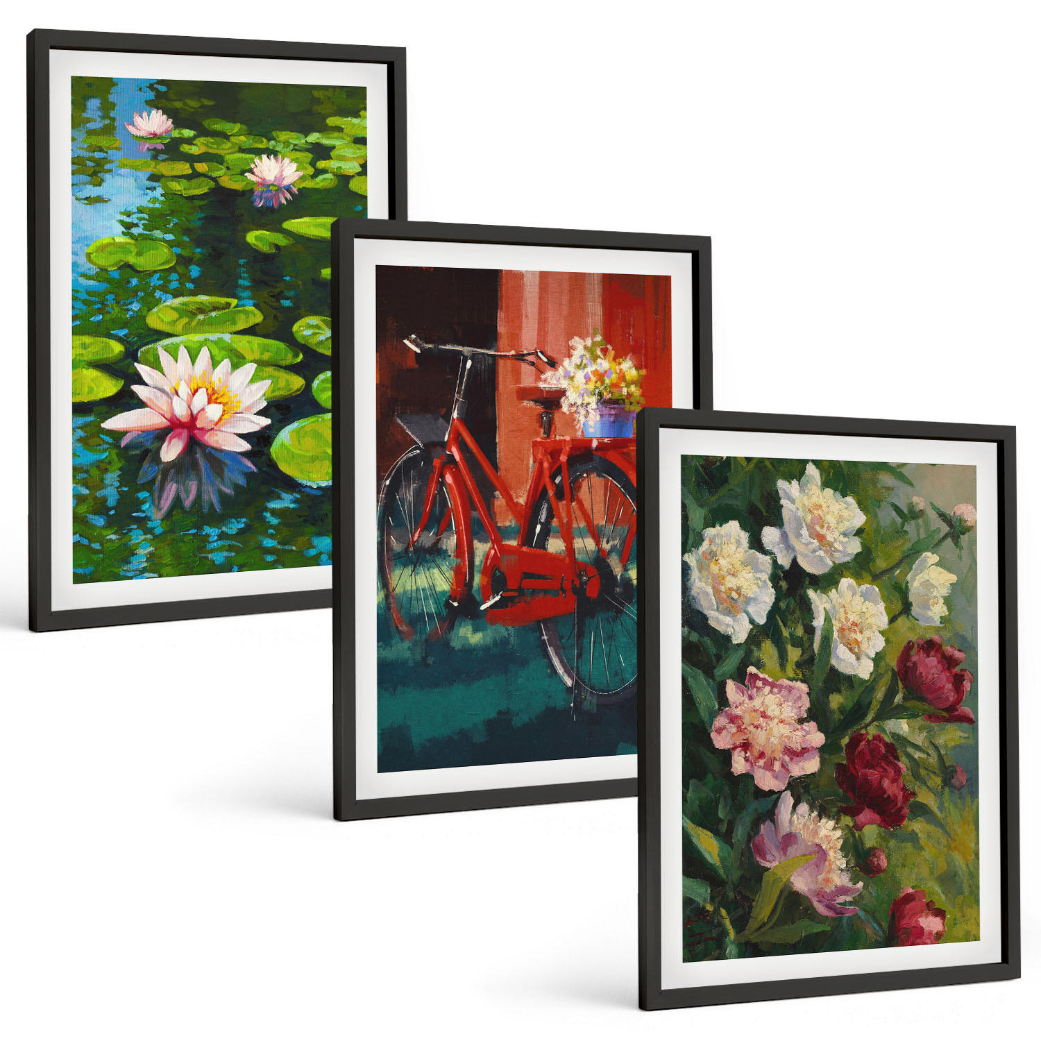 Tulup Bilder Schwarz 40x60 cm
