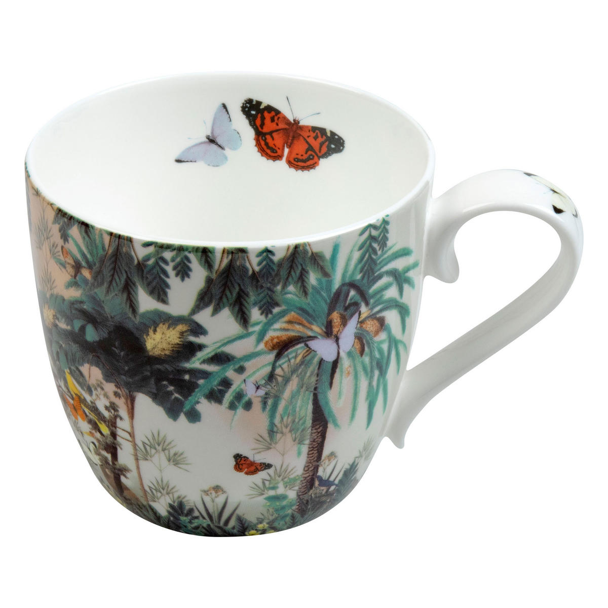 KAFFEEBECHER Jungle heritage - Binny Talib - Naturfarben, Keramik (0.43L) - Könitz