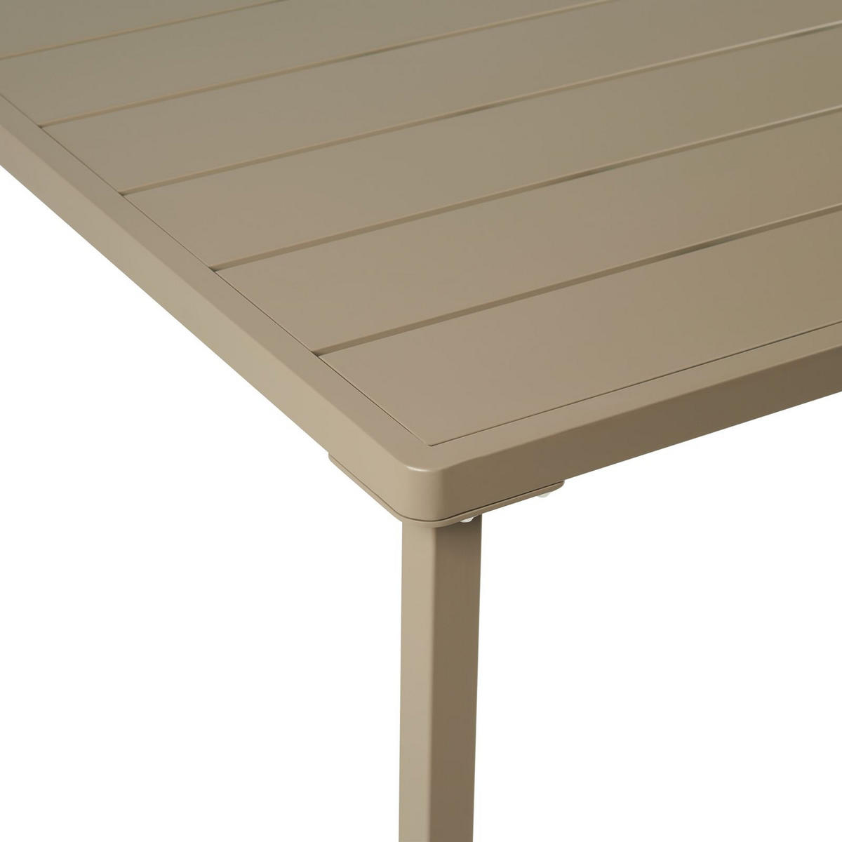 GARTENTISCH AZALEA champagne - Champagner, Metall (80/140/75cm) - IDIMEX