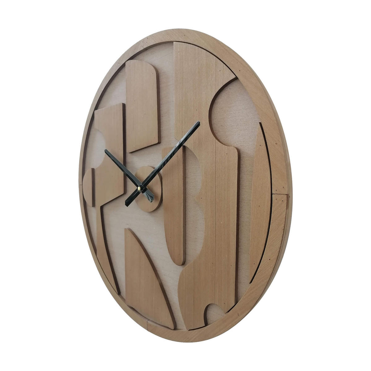 WANDUHR Braun 50/5/50 cm - Braun, Holzwerkstoff (50/50/5cm) - Mobili Rebecca