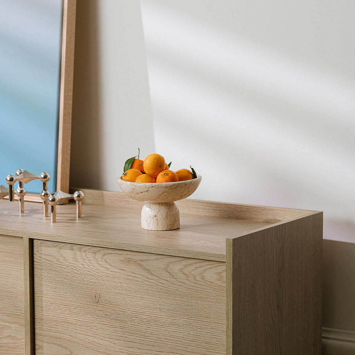 KOMMODE Juni mit 4 Türen, 200 cm, eiche Cremona - Eichefarben, Holzwerkstoff (200/90/38cm) - Beautysofa