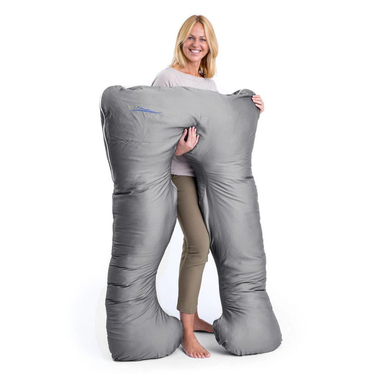 ERSATZBEZUG - Bambus (Grau) - Grau, Textil (100/150cm) - KomfortKissen