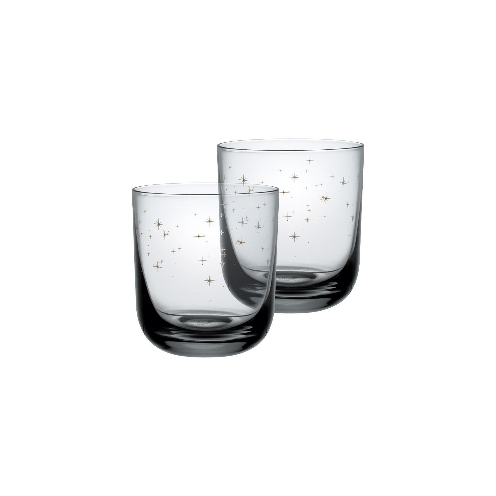 WASSERGLÄSER Winter Glow grau 200 ml 2er Set - Grau, Glas (0.2L) - like.Villeroy & Boch
