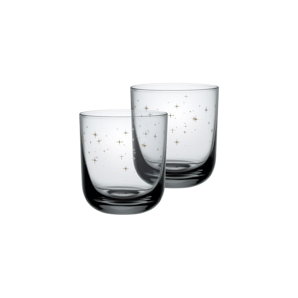 WASSERGLÄSER Winter Glow grau 200 ml 2er Set - Grau, Glas (0.2L) - like.Villeroy & Boch